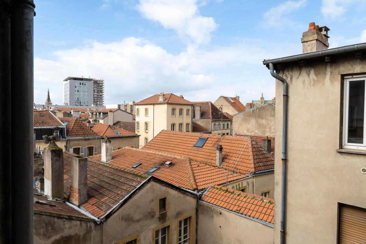 Le Maginot - Superbe Appartement De 75M2 - Deux Chambres - 4 Lits Simple -Position Centrale Centre Ville, Pompidou, Nouvelle Ville - 2 A 4 Personnes เมซ์ ภายนอก รูปภาพ