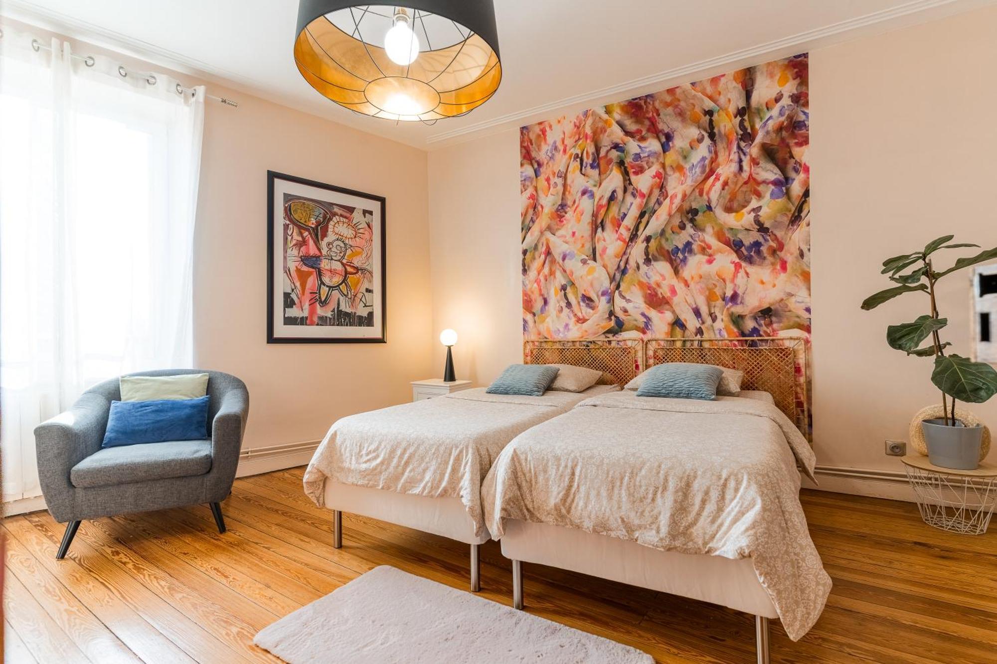 Le Maginot - Superbe Appartement De 75M2 - Deux Chambres - 4 Lits Simple -Position Centrale Centre Ville, Pompidou, Nouvelle Ville - 2 A 4 Personnes เมซ์ ภายนอก รูปภาพ